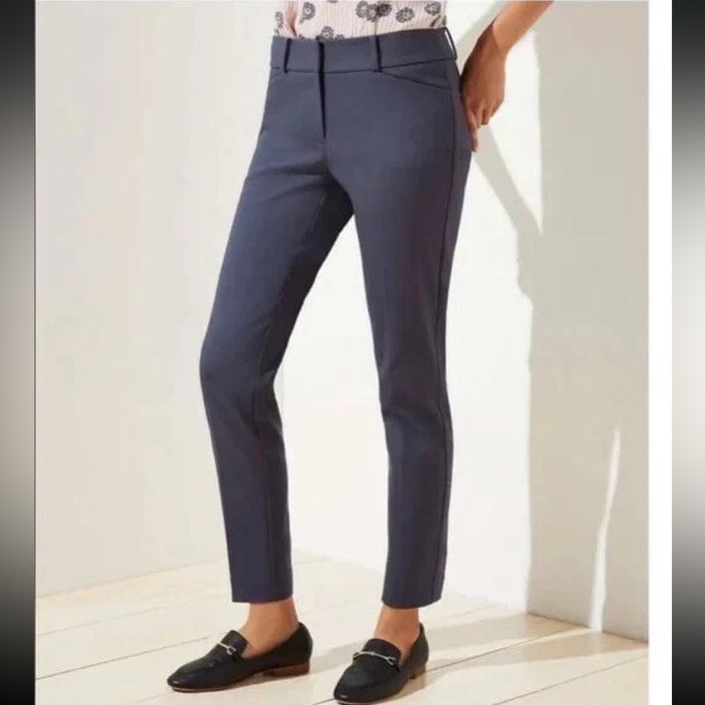LOFT Navy Ankle Pants